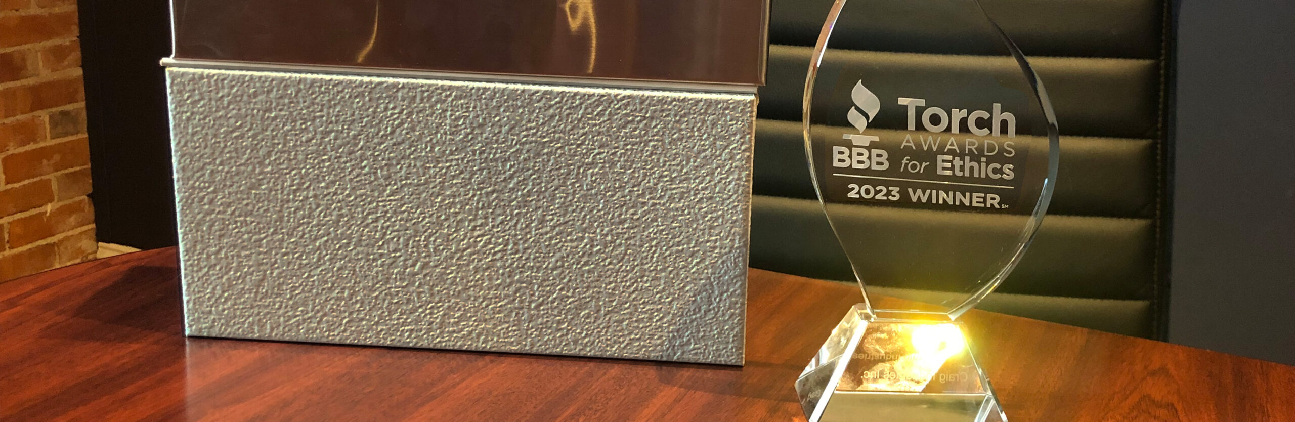 Craig Industries Honored with BBB Torch Award for Ethics